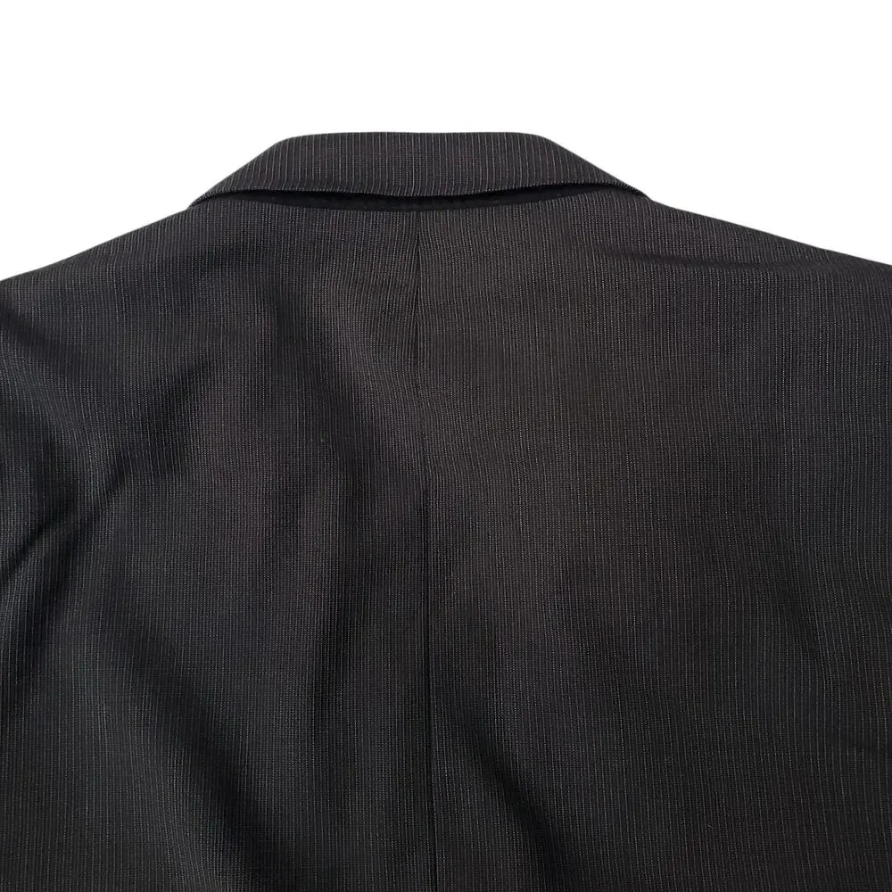 Michael Kors 2 Pc Suit Wool Old Money Heritage Academia Brown Stripe 42R 35x29